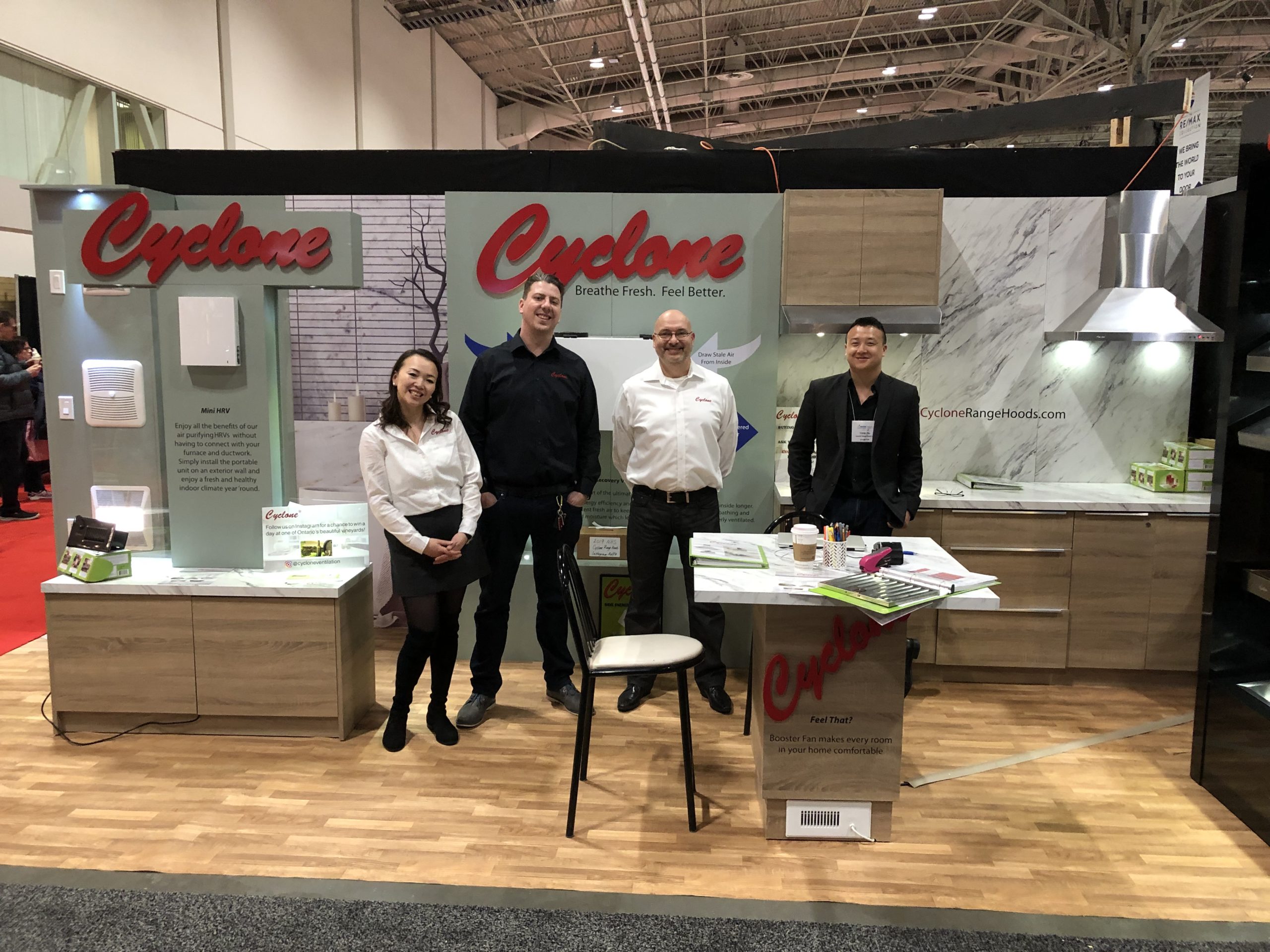 Toronto Home Show - Cyclone Range Hoods