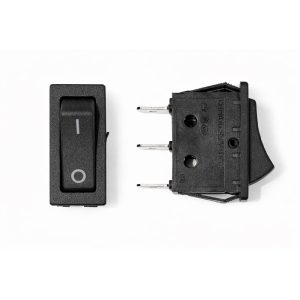 UM12LB - Rocker Switch For Light - 2 Stage (On/off) - Black